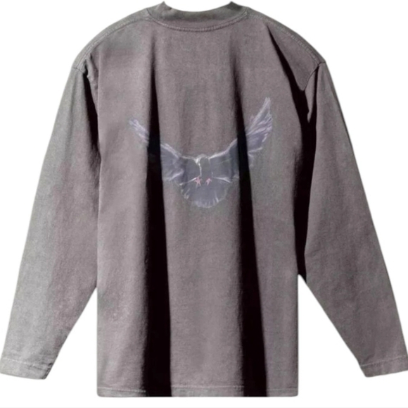 Yeezy Gap Dove Long Sleeve Shirt Men's‎ Size Medium - Picture 2 of 6